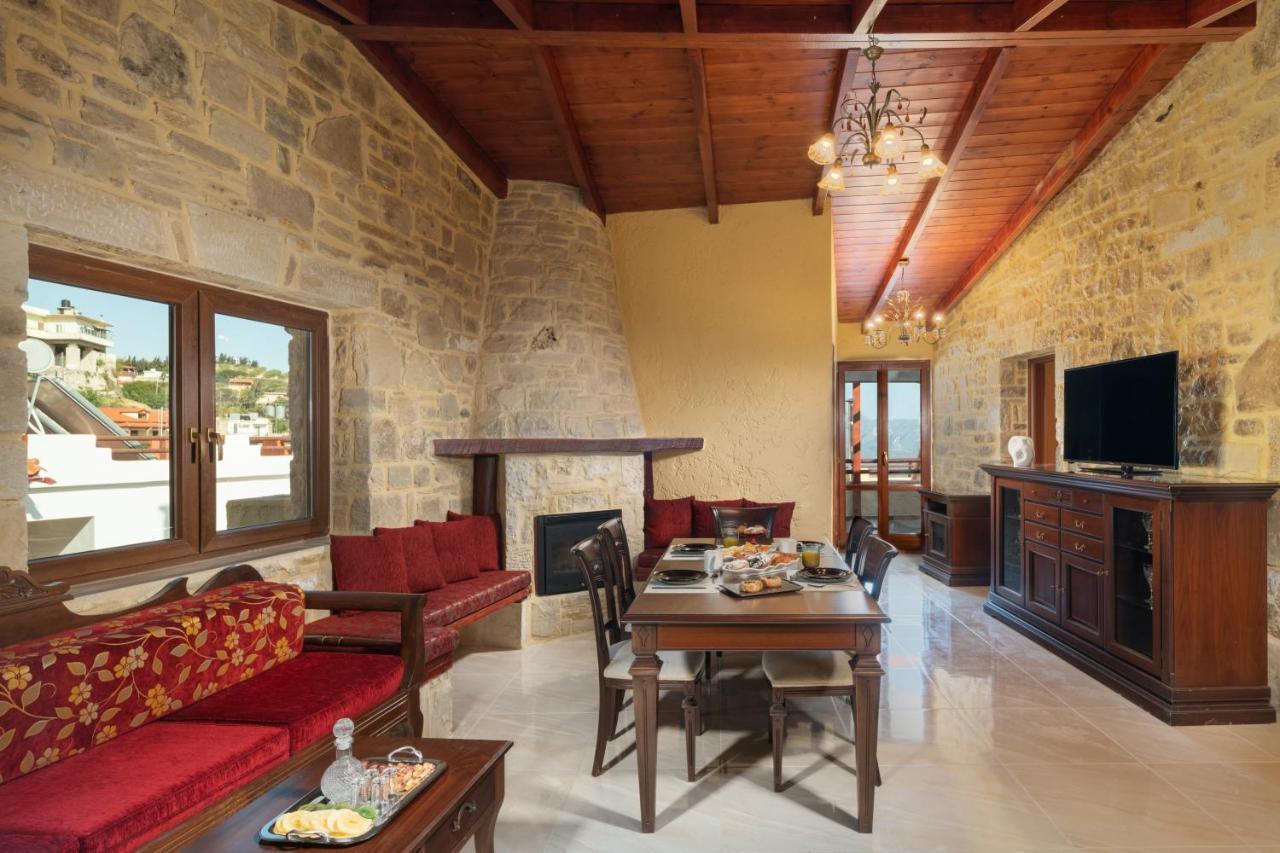 Draganigo Luxury Stone Houses 40 Min From Matala Ano Moulia Ngoại thất bức ảnh