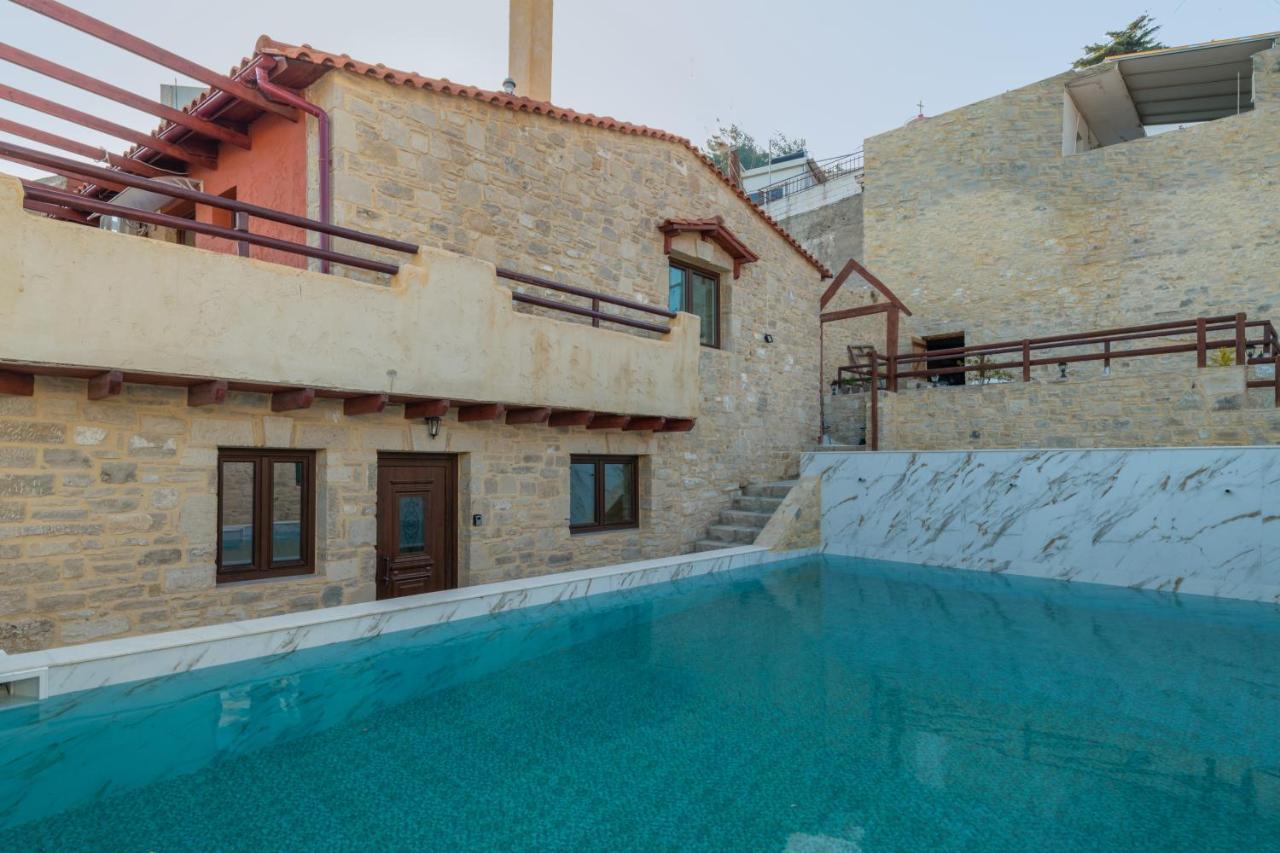 Draganigo Luxury Stone Houses 40 Min From Matala Ano Moulia Ngoại thất bức ảnh
