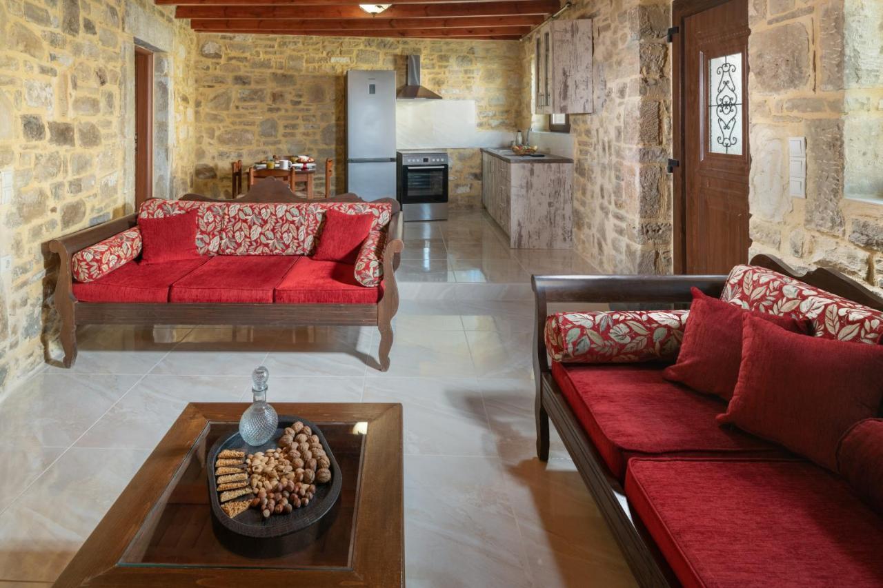 Draganigo Luxury Stone Houses 40 Min From Matala Ano Moulia Ngoại thất bức ảnh